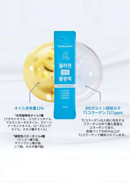 ANGEL LOOKAジュナム300ダルトンコラーゲンラッピング水光パック商品説明
